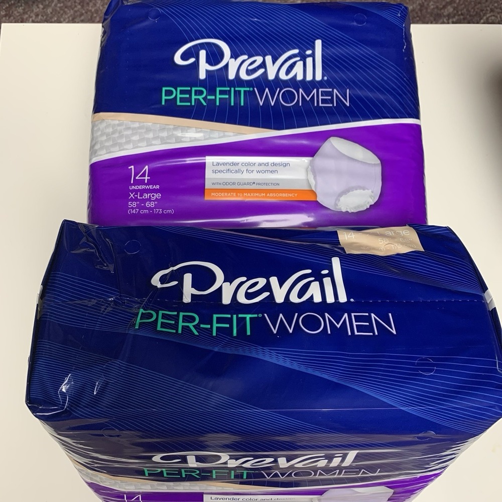 Prevail X-Large Pull-up Per-Fit Women Incontinence Protective Underwear 2 Pack